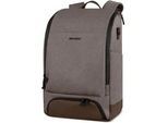 ABC Design Wickelrucksack , Graubraun , Textil , 30x17x44 cm , EN 1888 , Baby on Tour, Kinderwagen, Wickeltaschen & Wickelrucksäcke