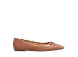 Polo Ralph Lauren Ballerinas - Pnt Bllt Flt-Flats-Ballet - Gr. 36 (EU) - in Braun - für Damen