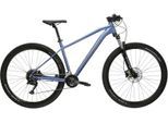 Mountainbike KROSS "Hardtail Level 2.0" Gr. 56, blau (blau, schwarz), Fahrräder, Damen, 56cm, 29 Zoll (73,66cm) hinten: 29 Zoll (73,66cm)