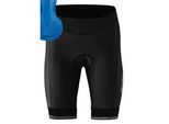 Fahrradhose GONSO "SITIVO W 0", Damen, Gr. 40, Normalgrößen, schwarz (blau), 65% Polyamid, 35% Elastan, Hosen, Damen Radhose mit innovativem Sitzpolsterkonzept