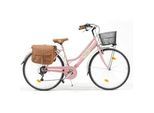 Cityrad "Citybike 605 Lady" Gr. 46, rosa (rosa, rosa), VENICE - I LOVE ITALY, Fahrräder, 46cm, 28 Zoll (71,12cm), für Damen, Kettenschaltung