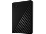 WESTERN DIGITAL externe HDD-Festplatte "WD My Passport 6TB", schwarz, B:11,4cm H:8,2cm T:2,5cm, Festplatten