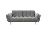 PLAYBOY 2-Sitzer-Sofa Scarlett Anthrazit Samt m. Schlaffunkt.