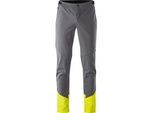 Fahrradhose GONSO "ADVENTURE PANTS SOFTSHELL M", Herren, Gr. S, Normalgrößen, grau, 100% Polyester, Hosen, Herren Radhose, MTB-Hose ohne Sitzpolster