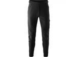 Fahrradhose GONSO "TRAIL PANTS M", Herren, Gr. XXXL, Normalgrößen, schwarz, 85% Polyester (recycelt), 10% Elasthan, 5% Polyamid, Hosen, Herren MTB-Hose ohne Sitzpolster, lange Radhose, verstellbarer Bund