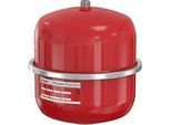 Flamco Flexcon Druckausdehnungsgefäß 16945 12 l, 6 bar, R 3/4, Vordruck 2,5 bar, rot