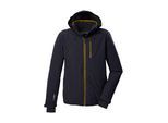 Skijacke KILLTEC "KSW 24 MN SKI JCKT", Herren, Gr. L, schwarz, Obermaterial: 100% Polyester;Futter: 100% Polyester;Füllung: 100% Polyester, Jacken Skijacke, Atmungsaktive, wasser- u. winddichte Funktionsjacke, abnehmbare Kapuze