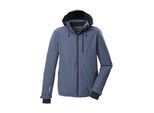 Skijacke KILLTEC "KSW 24 MN SKI JCKT", Herren, Gr. L, stahlgrau, Obermaterial: 100% Polyester;Futter: 100% Polyester;Füllung: 100% Polyester, Jacken Skijacke, Atmungsaktive, wasser- u. winddichte Funktionsjacke, abnehmbare Kapuze