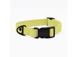 THE DOG IDEA Biothane Halsband mit Klickverschluss Butteryellow S