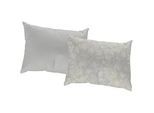 Dekokissen ADAM "Flower Cuveé Light", grau (hellgrau, geblümt), B:60cm L:40cm, Baumwolle, Dekokissen_Sitzkissen_Kissenhüllen, mit Blumenmuster, Wendekissenhülle ohne Füllung, 1 Stück