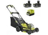 Ryobi RY18LMX40C-240 -Akku Rasenmäher - 2x18V/4Ah - Schnittbreite 40 cm