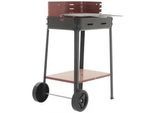 Seven Italy Flavia c/r 45 - Handgefertigter Eisen-Holzkohlegrill - 45,5x29,5cm