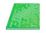Notizbuch Leitz WOW, Format A5, 80 karierte Blatt, Hardcover-Einband, FSC®-zertifiziert, grün