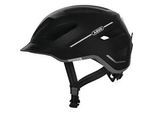 Fahrradhelm ABUS "PEDELEC 2.0" Gr. L, schwarz (velvet schwarz), Helme, L Kopfumfang: 56cm - 62cm