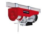 Seilwinde EINHELL "TC-EH 600", rot (rot, schwarz, silberfarben), B:16,9cm H:26,3cm L:18cm, Stahl, Winden, 300 kg, 18 m