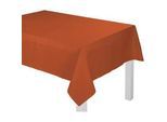 Tischdecke WIRTH "NEWBURY" Gr. 1, orange (terrakotta), B:80cm L:80cm, Baumwolle, Polyester, Tischdecken, Tischdecke