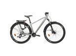 Mountainbike KROSS "KROSS MTB Hardtail Hexagon 4.0 27,5" silber" Gr. 38, silber (silberfarben, schwarz), Fahrräder, 38cm, 27,5 Zoll (69,85cm) hinten: 27,5 Zoll (69,85cm)