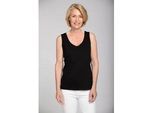 Tanktop CLARINA "Hannah", Damen, Gr. 40, schwarz, Obermaterial: 100% Baumwolle., unifarben, Rundhals, ohne Ärmel, Tops, Pima Cotton Interlock