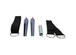 Abspannleine CARTREND, schwarz, B:39cm H:6,5cm L:10cm, Seile