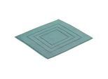 Vossen Badematte , Türkis , Textil , Uni , rechteckig , 60x60 cm , Oeko-Tex® Standard 100, ISO 9001, Fkt, Made in Austria , für Fußbodenheizung geeignet , Heimtextilien, Badtextilien, Badematten
