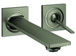 GROHE 2-Loch-Waschtisch-Wandbatterie Allure 19386_2 für 23429 Ausl. 212mm satin graphite, 19386MG2 19386MG2