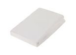 Avelia Kinderspannleintuch , Weiß , Textil , 60-70x120-140 cm , Gots, Oeko-Tex® Standard 100 , bügelfrei, Rundumgummi, rutschfest auf der Matratze, hautsympathisch, atmungsaktiv, hohe Spannkraft, gute Dehnbarkeit, einfaches Überziehen , Schlafen, Babybettausstattung, Kinderspannleintücher