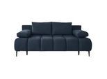 Hom`in Schlafsofa , Dunkelblau , Textil , Füllung: Hohlfaser,Hohlfaser , 204x90x95 cm , Liegefunktion , Babymöbel & Kindermöbel, Kinderzimmer & Jugendzimmer, Schlafsofas
