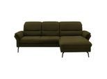 Beldomo Speed Ecksofa , Grün , Textil , Ottomane rechts, L-Form , 260x181 cm , Stoffauswahl, Sitzqualitäten, seitenverkehrt erhältlich, Bettfunktion erhältlich, Hocker erhältlich, Rücken echt, individuell planbar , Wohnzimmer, Sofas & Couches, Wohnlandschaften, Ecksofas
