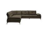 Chilliano Ecksofa , Dunkelgrün , Leder , Echtleder , Longlife-Leder, Vintage-Leder , Vintage , Füllung: Faserbällchen, Polyurethan (Pur) , L-Form , 298x298 cm , Goldenes M, Emas, Dgm , Typenauswahl, Fußauswahl, Lederauswahl, Stoffauswahl, individuell planbar , Wohnzimmer, Sofas & Couches, Wohnlandschaften, Ecksofas