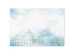 Schreibunterlage Sigel Watercolor Sea, A2, 30 Blatt mit Motiv, mehrsprachiges 3-Jahres-Kalendarium für 2026-2028, FSC®-Mix Papier, blau-grün