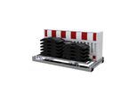 Schake Absperrschrankengitter SET 1, ohne Lampenadapter, Folie rot/weiß, Typ RA2/B (Art.-Nr. 33620K2) (33620K2-SET1)