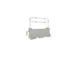 Schake Betonleitwand SET 3, ohne Querholm, feuerverzinkt (Art.-Nr. 465_54) (3F200-SET3-5)