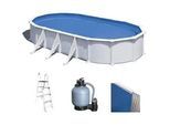 Gre Atlantis Oval 730x375x132cm - Oberirdischer Stahlpool