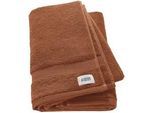 Schöner Wohnen Duschtuch , Braun , Textil , Uni , 70x140 cm , Oeko-Tex® Standard 100 , saugfähig, Aufhängeschlaufe, durchgefärbt, angenehm weich, hochwertige Qualität, schnelltrocknend , Heimtextilien, Badtextilien, Duschtücher