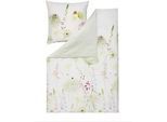 Estella Wendebettwäsche , Grün , Textil , Floral , 200x220 cm , Oeko-Tex® Standard 100 , pflegeleicht, atmungsaktiv, hautfreundlich, weiche und anschmiegsame Oberfläche , Heimtextilien, Bettwäsche & Leintücher, Bettwäsche, Wendebettwäsche
