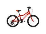 Kinderfahrrad , Orange, Rot, Weiß , Metall , 30x60x60 cm , unisex , Freizeit & Co, Sport & Fitness, Fahrräder, Kinderfahrräder