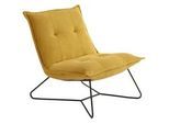 Mid.you Sessel , Gelb , Metall, Textil , 69x76x86 cm , Wohnzimmer, Sessel, Sonstige Sessel