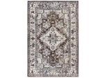 Villeroy & Boch Flachwebeteppich , Braun, Creme , Textil , orientalisch , rechteckig , 120x170 cm , Oeko-Tex® Standard 100 , in verschiedenen Größen erhältlich, pflegeleicht, strapazierfähig , Teppiche und Böden, Teppiche, Webteppiche
