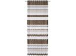 Esposa Fertigvorhang , Taupe , Textil , Streifen , 140x245 cm , beliebig kürzbar , Heimtextilien, Vorhänge, Fertigvorhänge