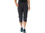 Radhose VAUDE "YARAS 3/4", Gr. 36, N-Gr, schwarz, Obermaterial: 89% Polyamid, 11% Elasthan. Innenslip: 86% Polyester, 14% Elasthan, Hosen