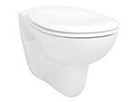 Vitra Normus Wand-Flachspül-WC 5091L003-1028 weiß, 52,5 cm Ausladung