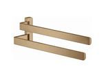 hansgrohe Axor Handtuchhalter 42821140 409mm, 2-armig, schwenkbar, brushed bronze