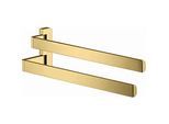 hansgrohe Axor Handtuchhalter 42821990 409mm, 2-armig, schwenkbar, polished gold optic
