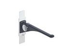 Hewi 802 LifeSystem Stützklappgriff 802.50.41860DR 750 mm, anthrazit hochglanz/anthrazit matt, mit Höhenverstellung