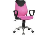 KADIMA DESIGN Jugenddrehstuhl DAVOS Nylon, ergonomisch, höhenverstellbar, in Limette/Schwarz, Blau/Schwarz, Pink/Schwarz