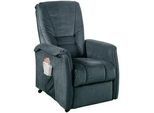 Livetastic Fernsehsessel , Dunkelblau , Textil , 77x107x88 cm , Stoffauswahl, Relaxfunktion , Wohnzimmer, Sessel, Fernsehsessel