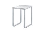 Keuco Hocker Plan Aluminium silber-eloxiert/lichtgrau (14982170038)