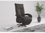 TV-Sessel SIT & MORE "Amica, inkl. Kopfteilverstellung & Drehfunktion", braun (mocca), B:74cm H:112cm T:82cm, Sessel, wahlweise mit 2 Motoren, Akku und Aufstehhilfe
