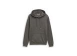 TOM TAILOR DENIM Herren Overdyed Hoodie Sweatshirt, schwarz, Uni, Gr. M
