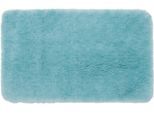 Badematte GÖZZE "»DELUXE«", grün (mint), rechteckig (60cm x 100cm ), 1 Stk., Polyester, Badematten, Badematte, mit extra hohem Flor